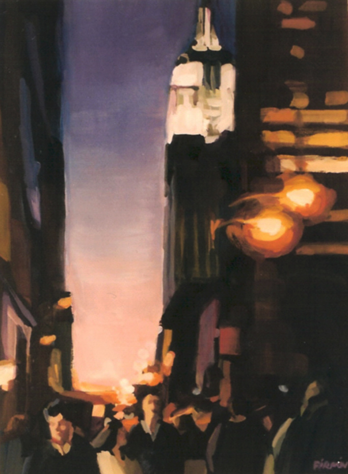 Fifth Avenue (gouache)
